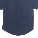 TOMMY HILFIGER Custom Fit Mens Plain Shirt Blue M