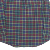 CHAPS Mens Shirt Purple Plaid Long Sleeve XL