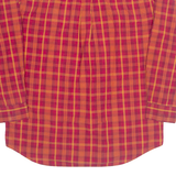 CHAPS Oversized Mens Shirt Red Plaid Long Sleeve L