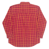 CHAPS Oversized Mens Shirt Red Plaid Long Sleeve L