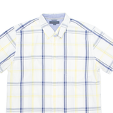 TOMMY HILFIGER Mens Shirt White Plaid XL