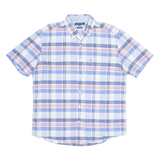 TOMMY HILFIGER Mens Shirt Blue Plaid L