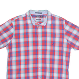 NAUTICA Mens Shirt Red Plaid L
