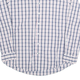 TOMMY HILFIGER Mens Shirt Blue Plaid Long Sleeve 2XL