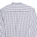 TOMMY HILFIGER Mens Shirt Blue Plaid Long Sleeve 2XL