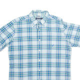 NAUTICA Mens Shirt Blue Plaid L