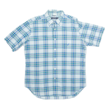 NAUTICA Mens Shirt Blue Plaid L