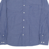 NAUTICA Mens Shirt Blue Spotted Long Sleeve XL