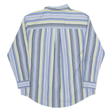 CHAPS Mens Shirt Blue Striped Long Sleeve XL