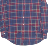 NAUTICA Mens Shirt Blue Plaid Long Sleeve M