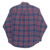 NAUTICA Mens Shirt Blue Plaid Long Sleeve M
