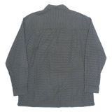 CHAPS Mens Shirt Blue Check Long Sleeve 2XL