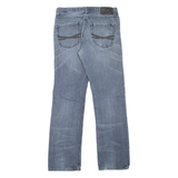 SEVEN7 Mens Jeans Blue Regular Straight Stone Wash W32 L31