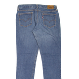 LEVI'S 521 Ultra Low Womens Jeans Blue Slim Skinny Stone Wash W30 L30