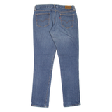 LEVI'S 521 Ultra Low Womens Jeans Blue Slim Skinny Stone Wash W30 L30