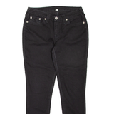 TRUE RELIGION Curvy Womens Jeans Black Slim Skinny W31 L30