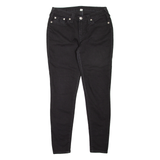 TRUE RELIGION Curvy Womens Jeans Black Slim Skinny W31 L30