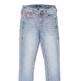 TRUE RELIGION Halle Womens Jeans Blue Slim Skinny Stone Wash W25 L27