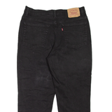 LEVI'S 512 Womens Jeans Black Regular Mom W32 L24