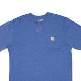 CARHARTT Loose Fit Mens T-Shirt Blue L