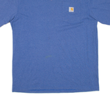 CARHARTT Loose Fit Mens T-Shirt Blue L