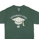 CHAMPION Sacramento State 2019 Graduate Mens T-Shirt Green USA M