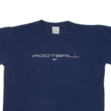 NIKE Womens T-Shirt Blue L