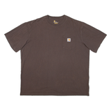 CARHARTT Mens T-Shirt Brown 2XL