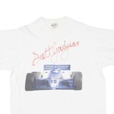 Scott Goodyear Mens T-Shirt White ONE SIZE