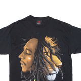 ZION ROOTSWEAR Man And Lion Mens T-Shirt Black XL