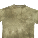 Lion Mens Tie Dye T-Shirt Green L