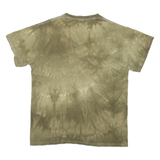 Lion Mens Tie Dye T-Shirt Green L