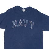 CAMP DAVID Navy Mens T-Shirt Blue L