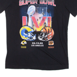Super Bowl 02.13.22 Mens T-Shirt Black USA L
