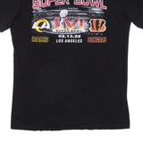 Super Bowl 02.13.22 Mens T-Shirt Black USA L