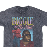 Biggi Mens Tie Dye T-Shirt Grey L