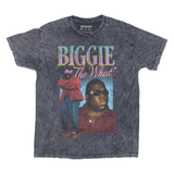 Biggi Mens Tie Dye T-Shirt Grey L