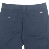 DICKIES Mens Workwear Shorts Blue Relaxed L W36