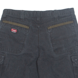 WRANGLER Carpenter Mens Workwear Shorts Blue L W36