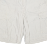 CHAPS Mens Cargo Shorts Cream M W32