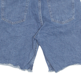 WRANGLER Cut Off Mens Denim Shorts Blue M W32