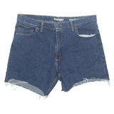 WRANGLER Cut Off Womens Denim Shorts Blue XL W38