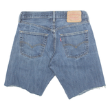 LEVI'S 501 Cut Off Mens Denim Shorts Blue M W30