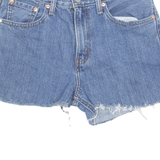 LEVI'S Cut Off 516 Womens Denim Shorts Blue M W29