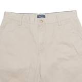 NAUTICA Mens Chino Shorts Beige Classic M W34