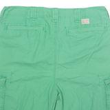 NAUTICA Mens Cargo Shorts Green XL W40