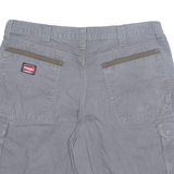 WRANGLER Cargo Style Mens Workwear Shorts Grey L W36