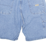 WRANGLER Carpenter Mens Denim Shorts Blue L W36