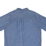 ROUTE 66 Mens Denim Shirt Blue XL