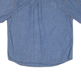 ROUTE 66 Mens Denim Shirt Blue XL